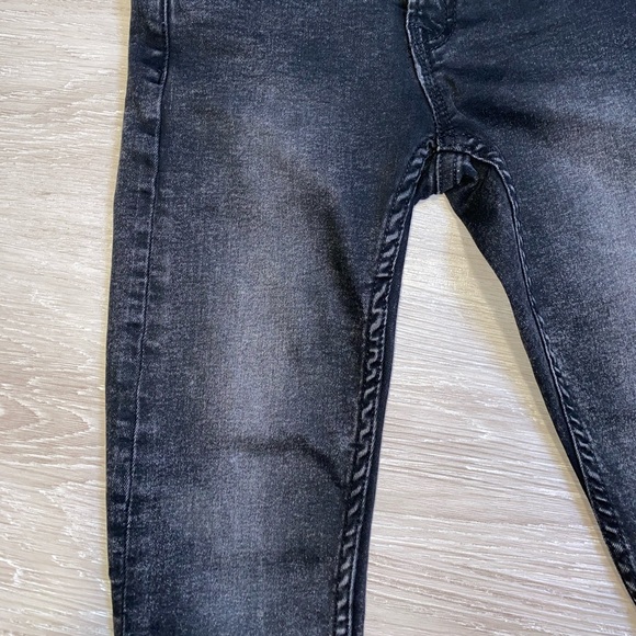Zara boys black skinny stretch jeans sz 6 - Picture 5 of 5